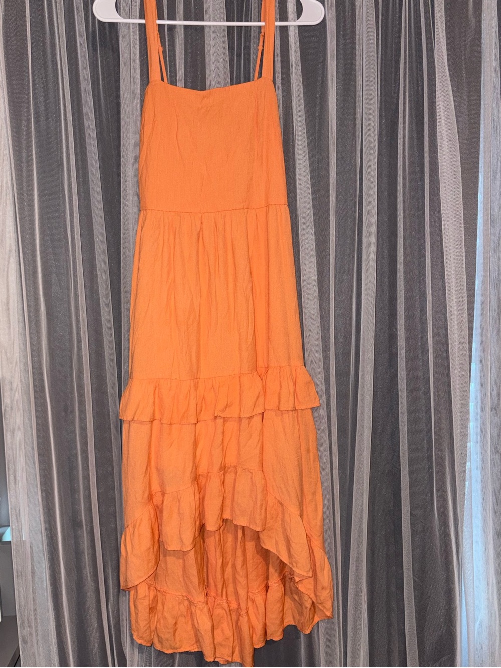 Trixxi Orange Sleeveless Maxi Dress